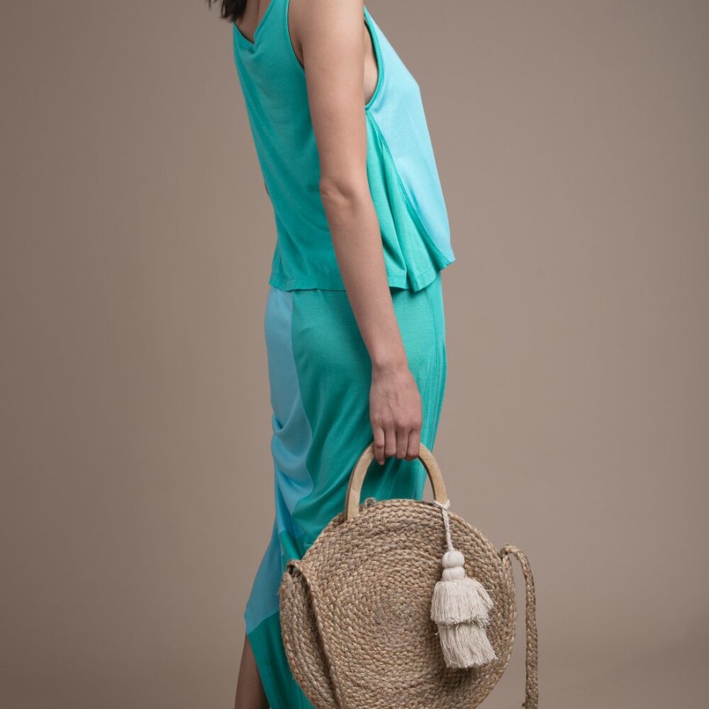 Colorblock Maxi Dress - Picture 4 of 4